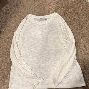 Zenana Outfitters Cream Long Sleeve Tee